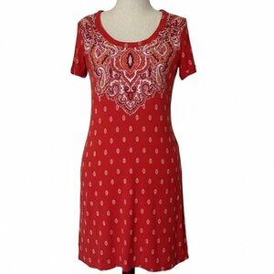 SOMA XS Red Hankerchief Motif Sleepwear.